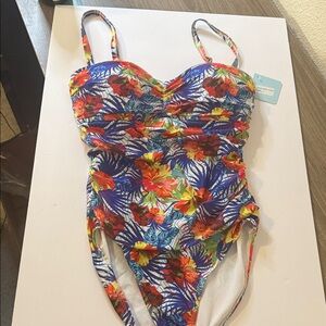 Tropical‎ Floral One-Piece Swimsuit